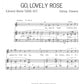 Go Lovely Rose - high voice and piano