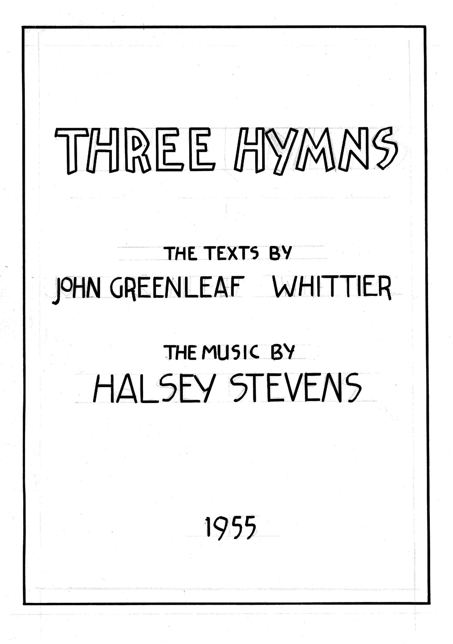 THREE HYMNS