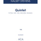 Quintet for flute, violin, viola, cello, and piano