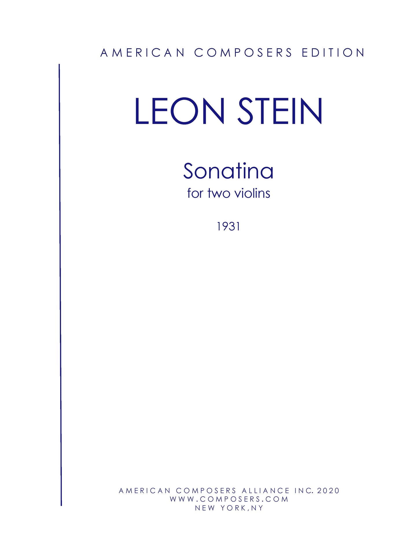 SONATINA for 2 Violins