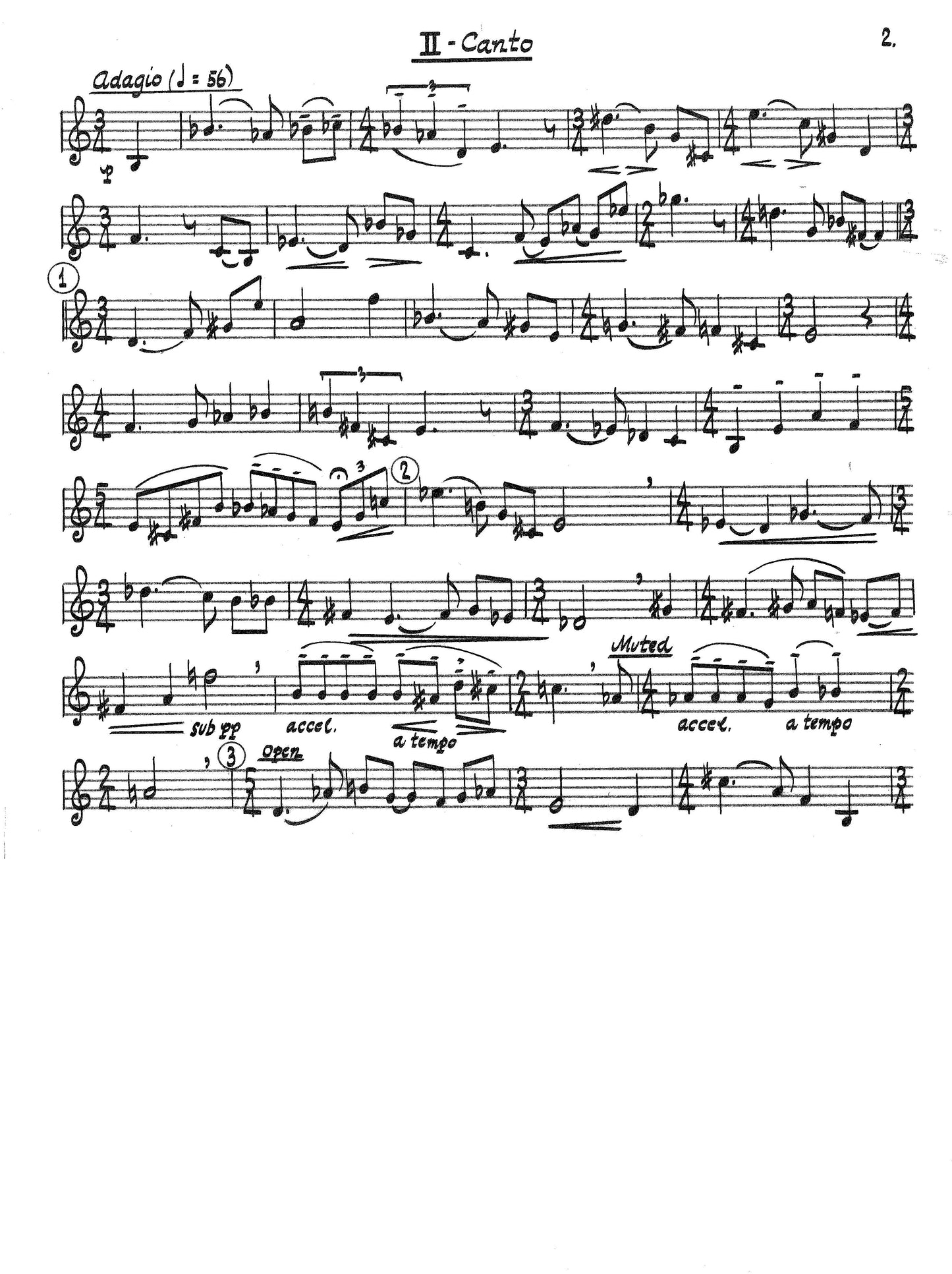 SONATA, for Solo French Horn