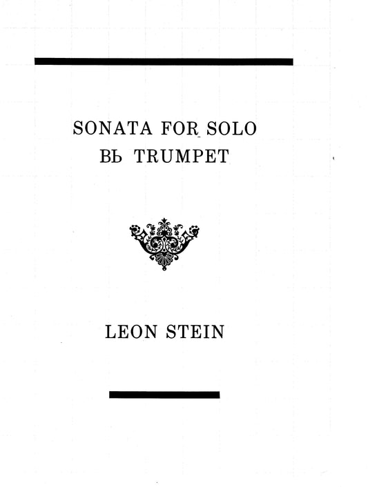 SONATA for Solo Trumpet