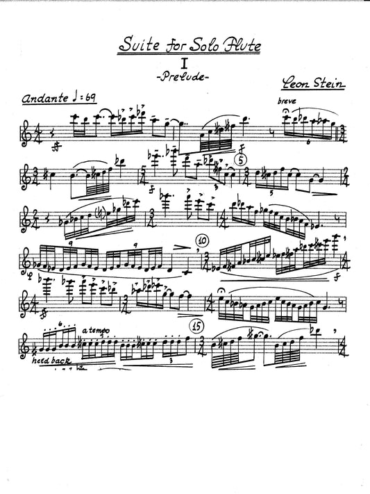 SUITE for Solo Flute