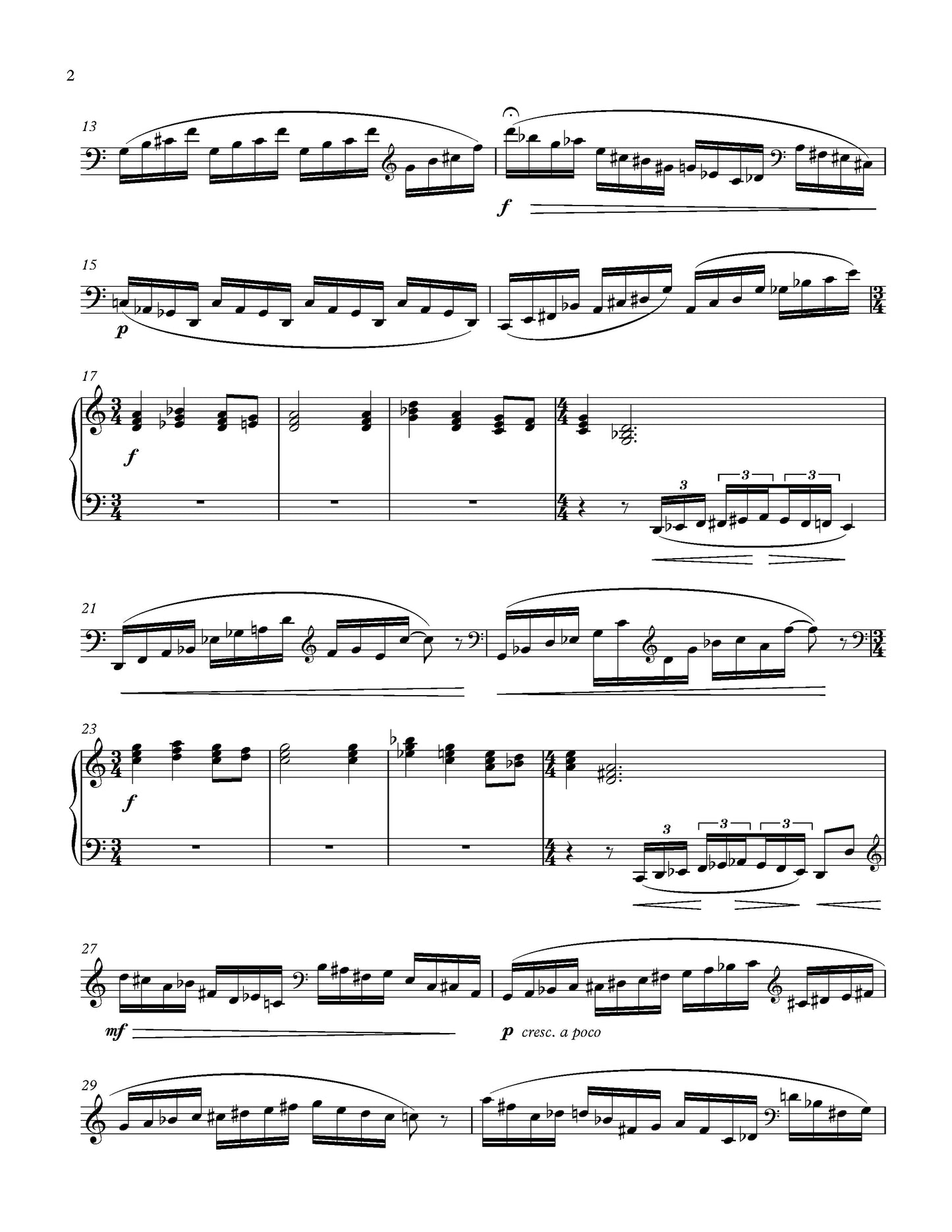 TOCCATA No. 3 (piano left hand)