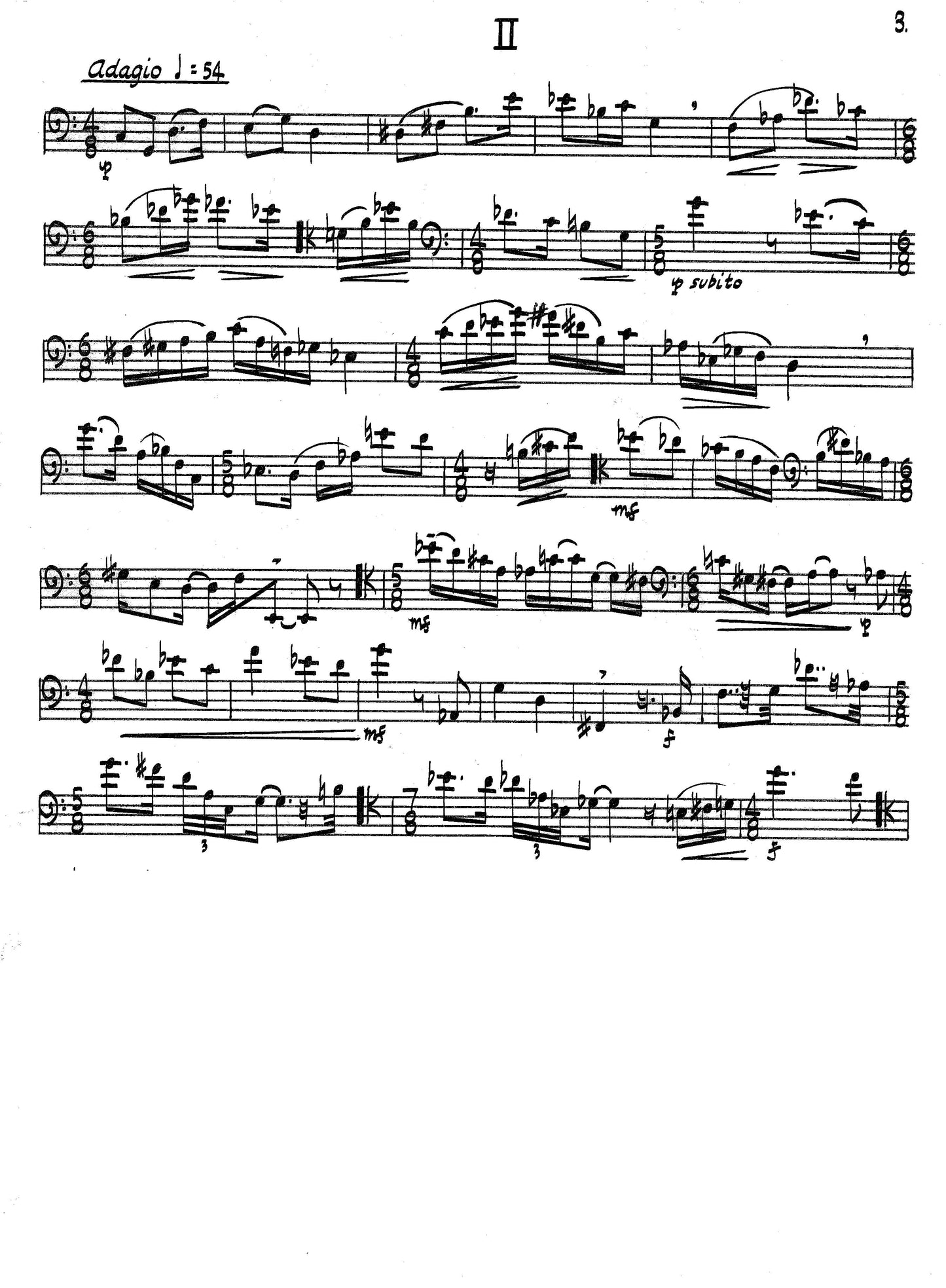 SONATA for Solo Trombone