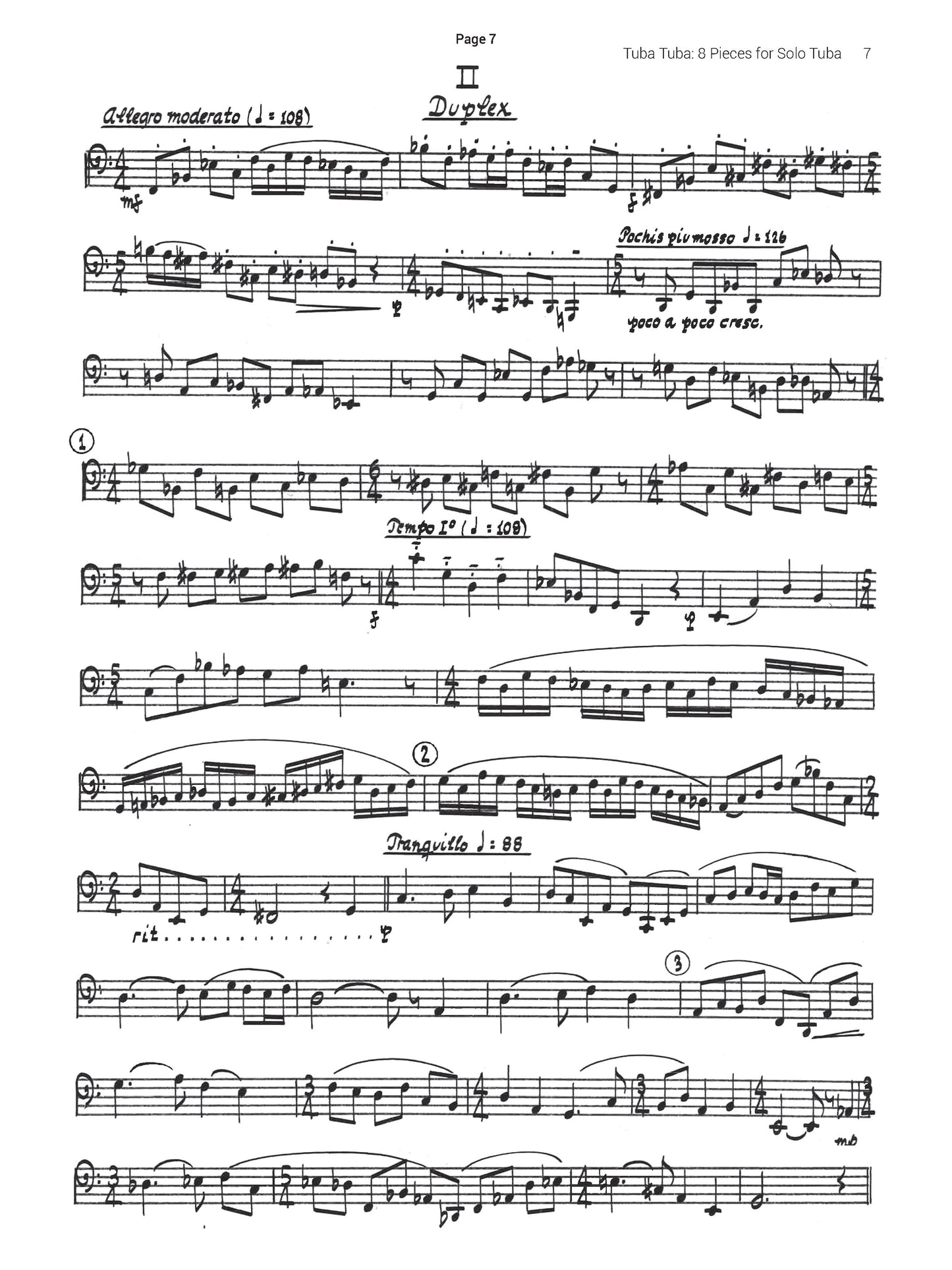 TWO PIECES FOR SOLO TUBA