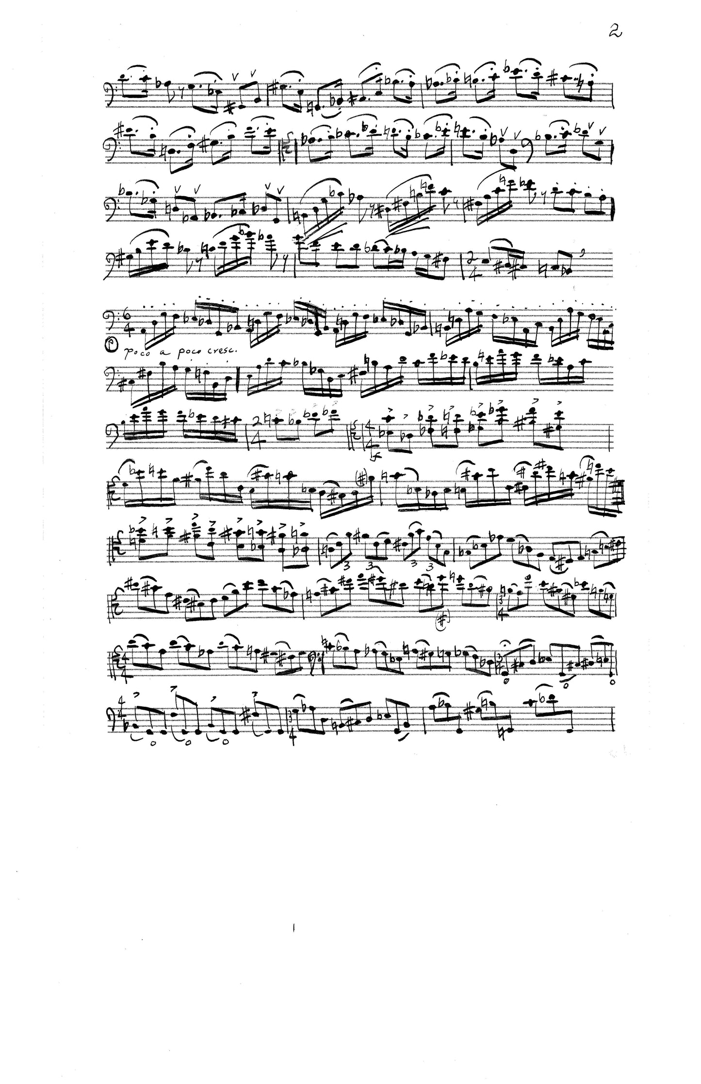 RHAPSODY FOR SOLO CELLO