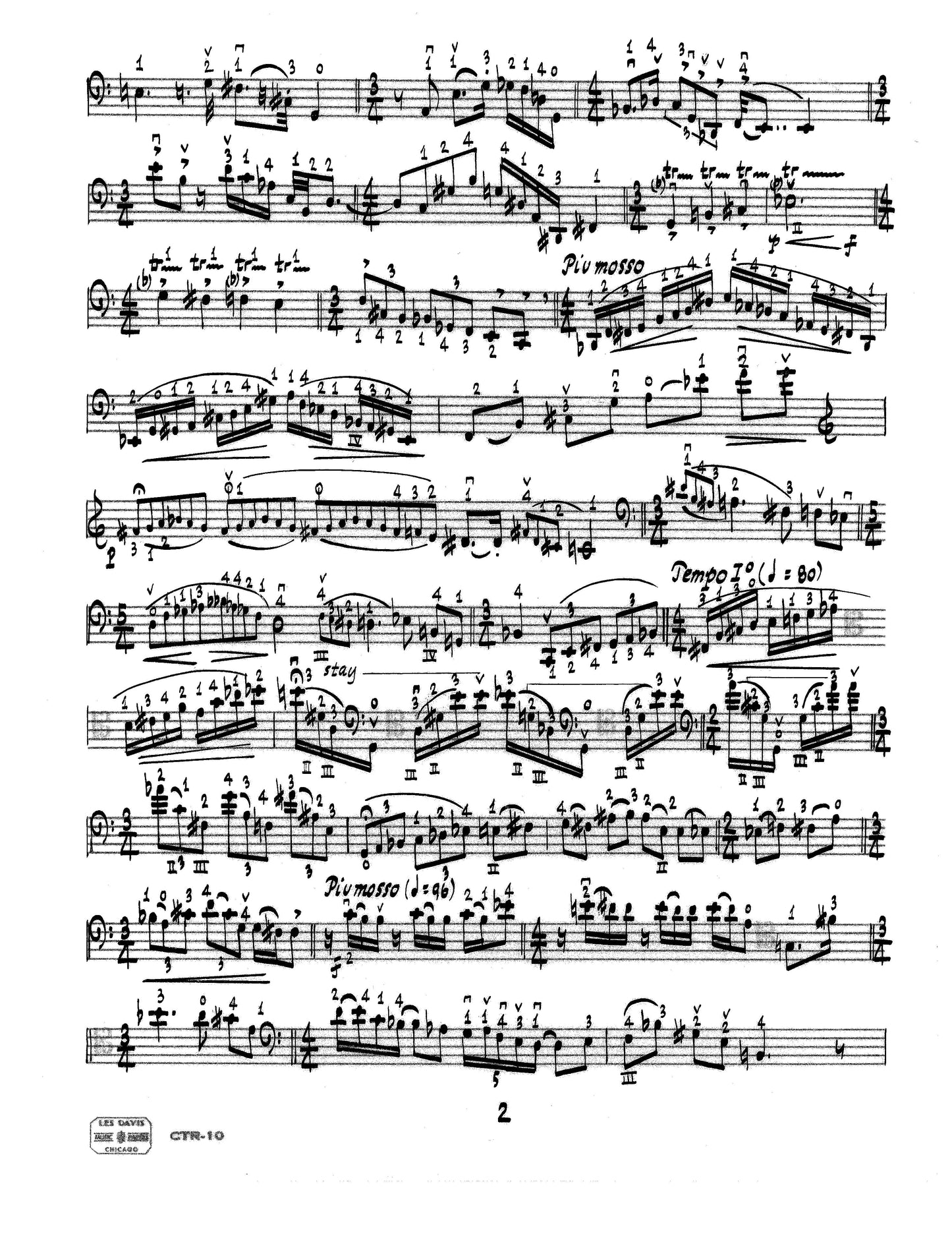 SONATA, for Solo Cello