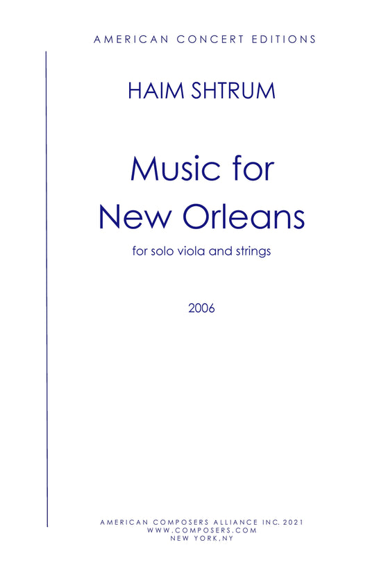 Music for New Orleans