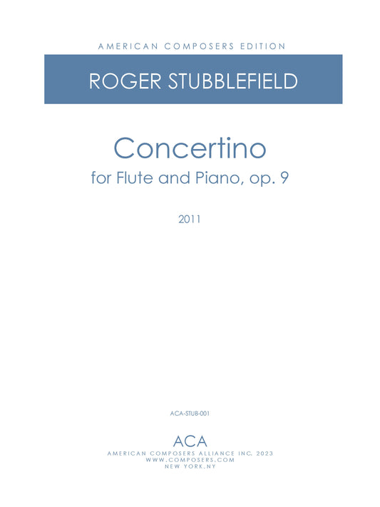 Concertino for Flute and Piano