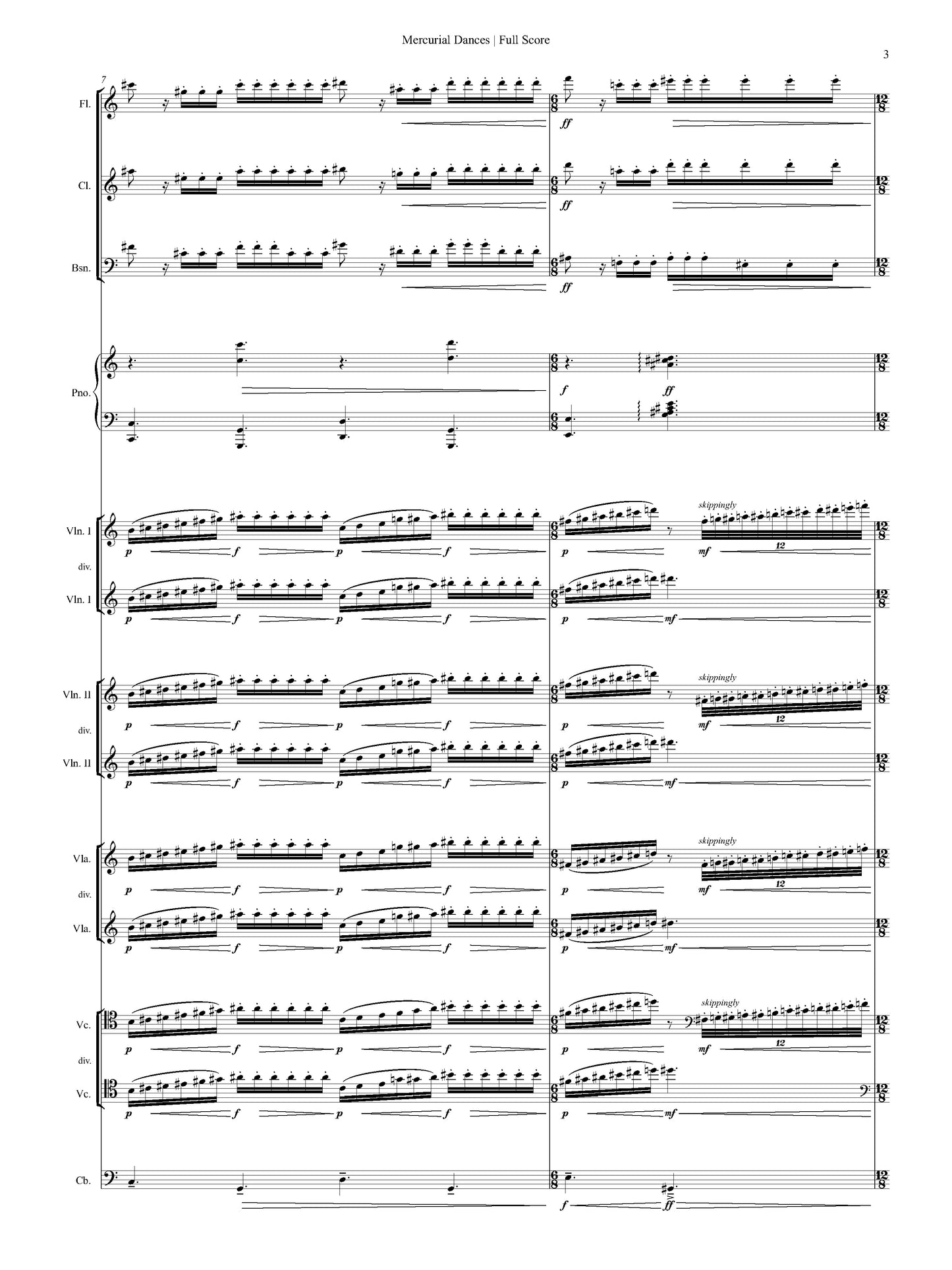 Mercurial Dances, Op. 15