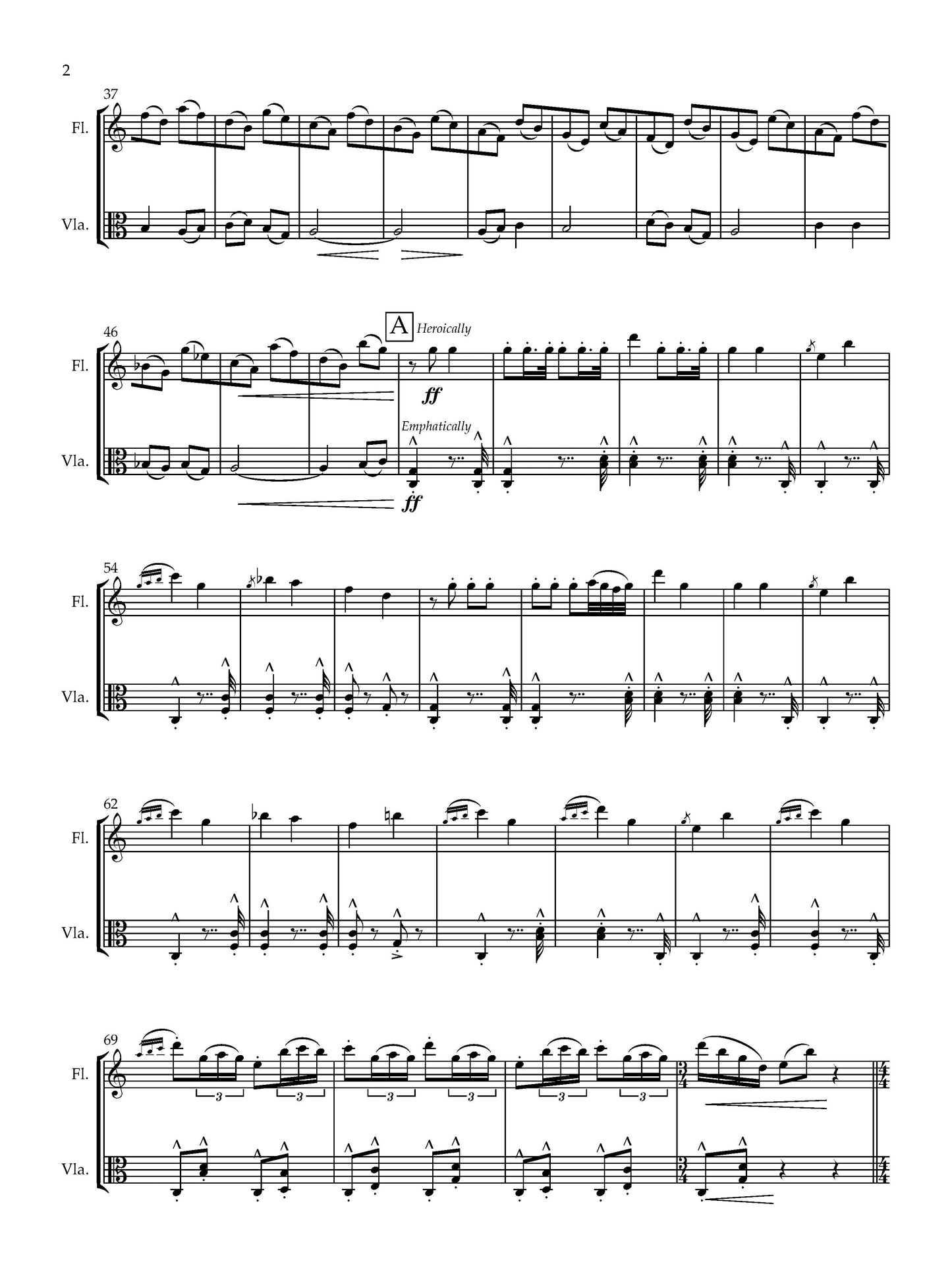 Music for Flute and Viola, Op. 27