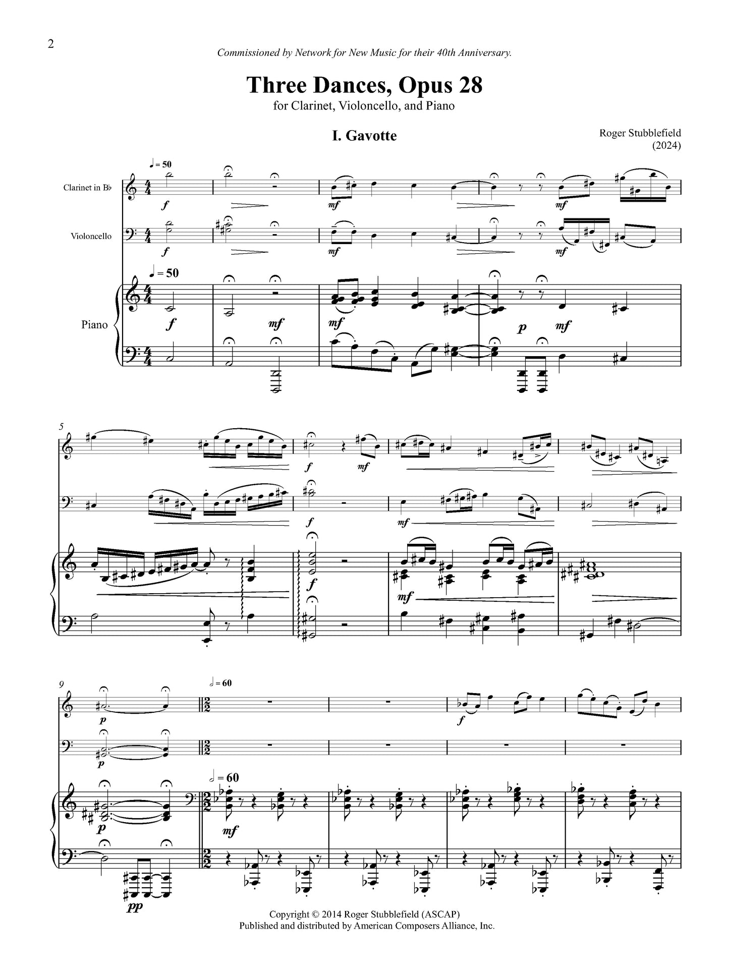 Three Dances, Op. 28