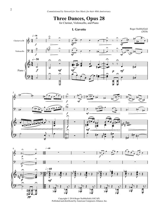 Three Dances, Op. 28