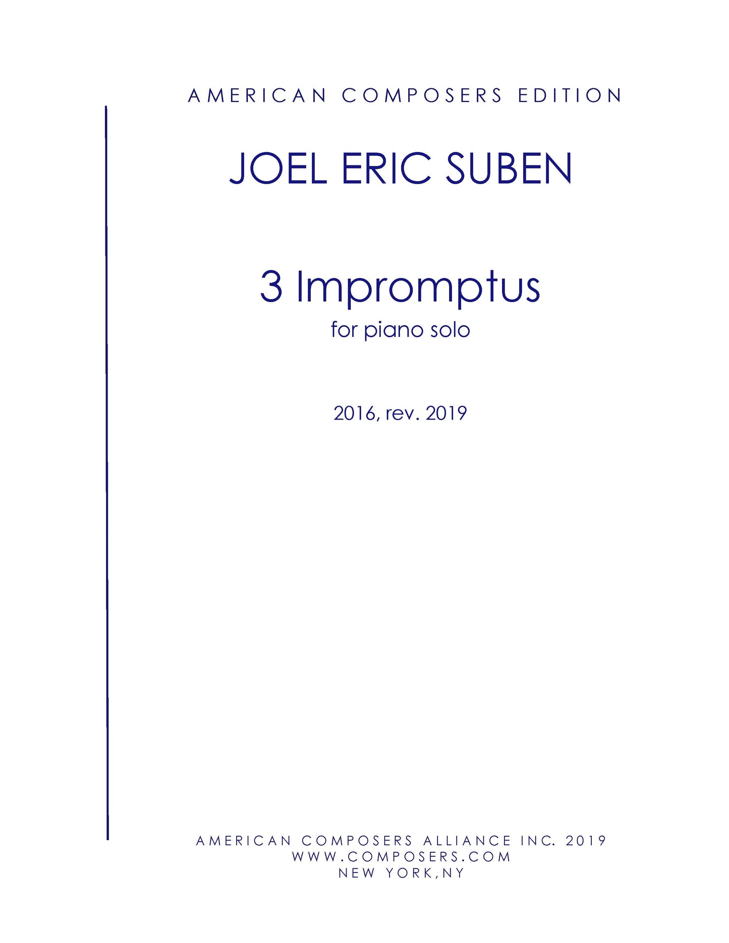 Three Impromptus