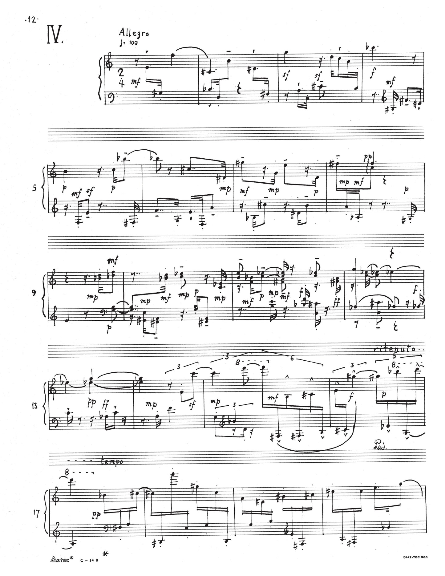 SONATINA for Piano