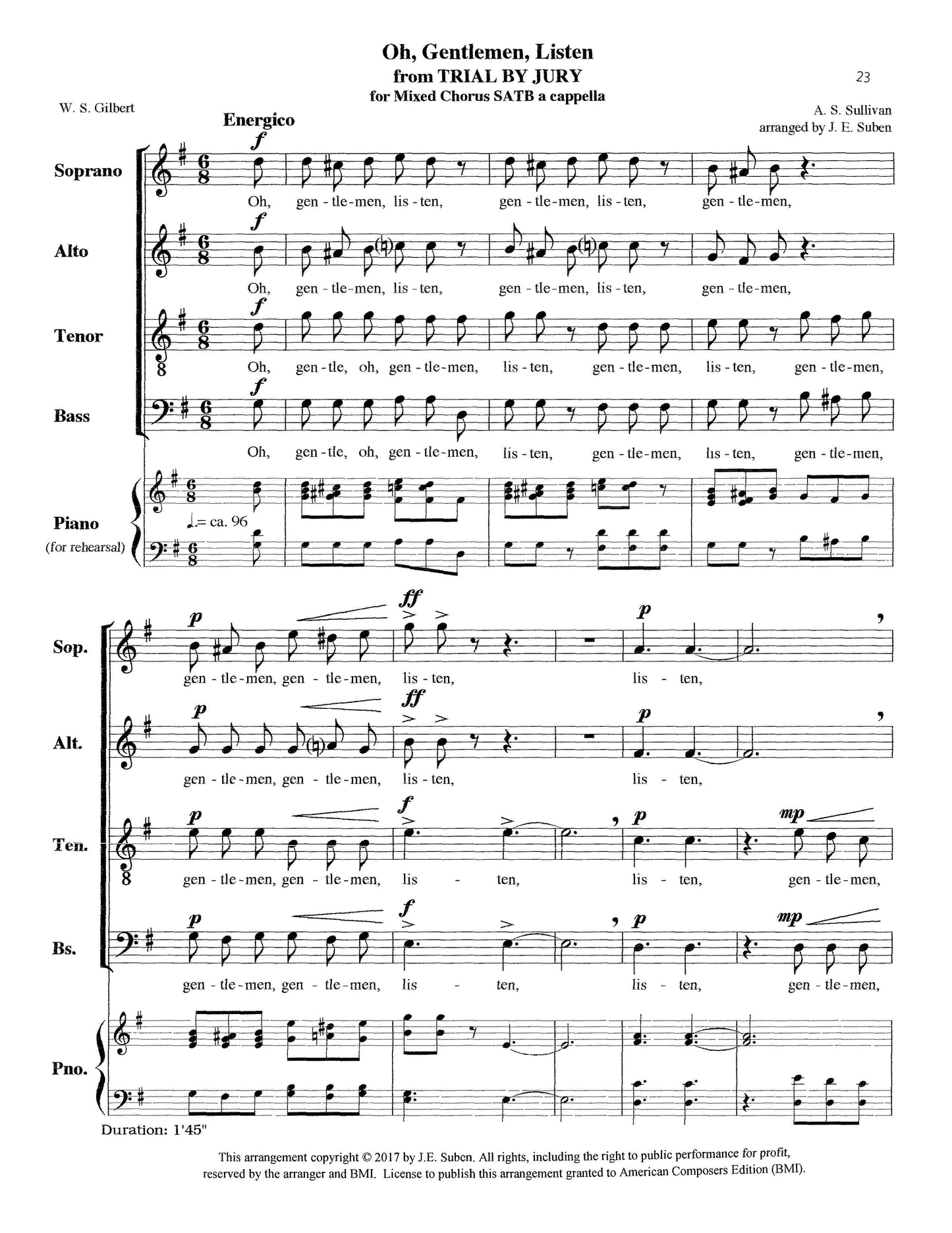 Four Choral Settings (SATB)