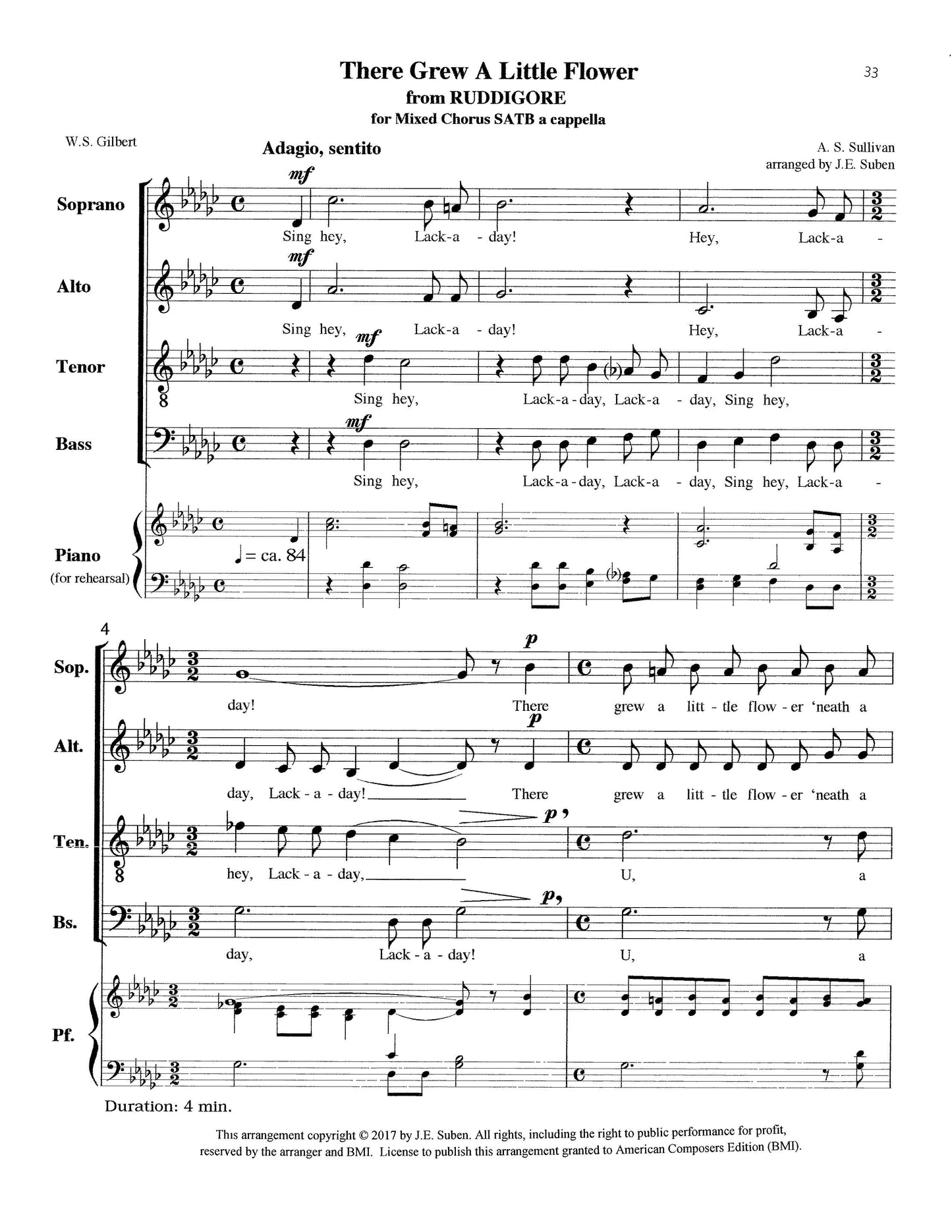 Four Choral Settings (SATB)