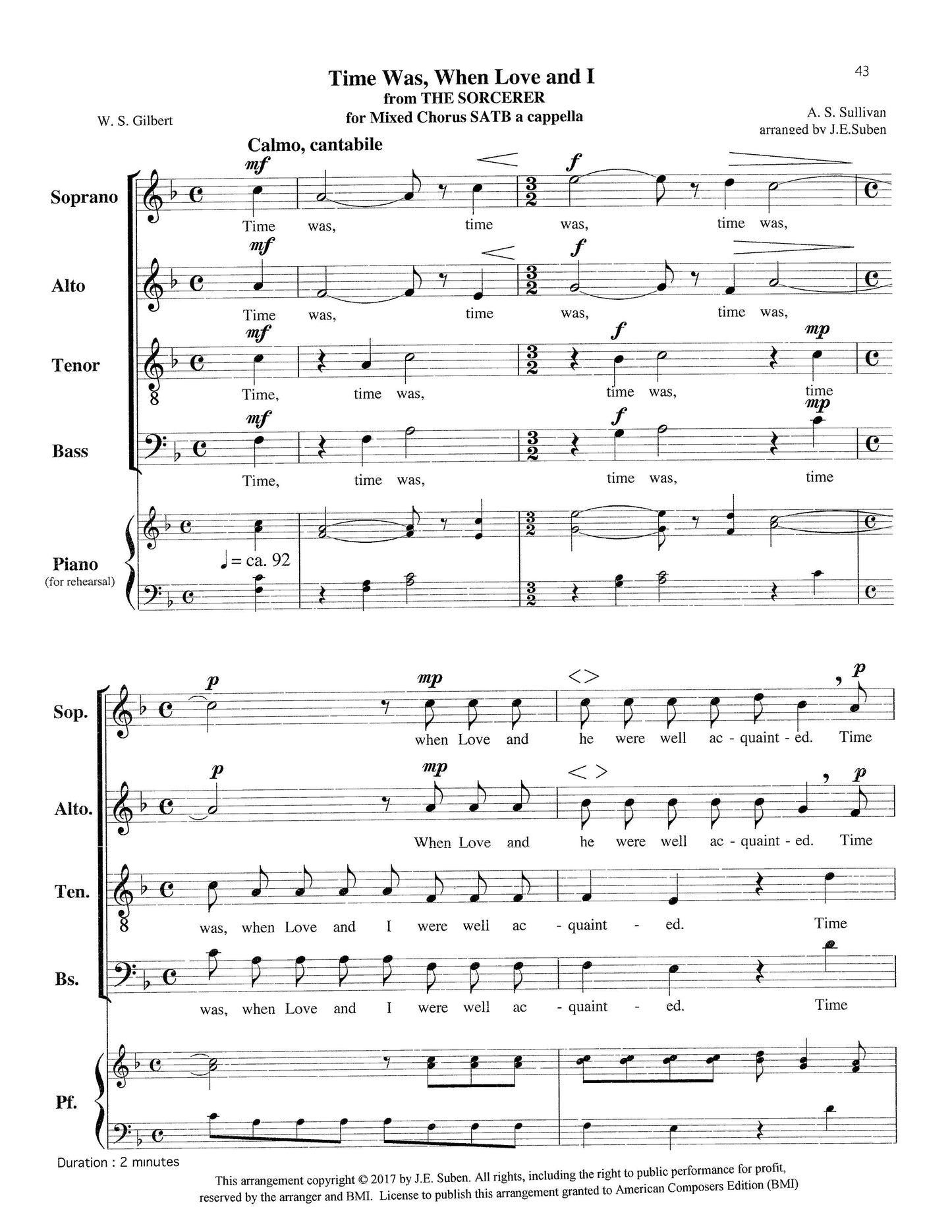 Four Choral Settings (SATB)