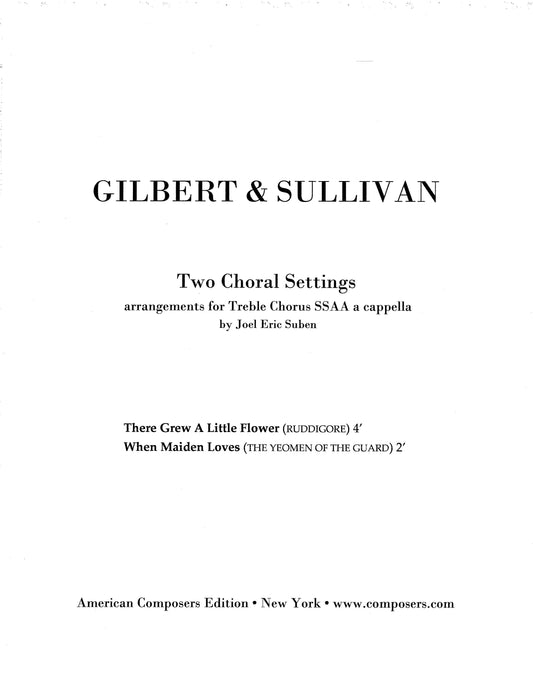 Two Choral Settings