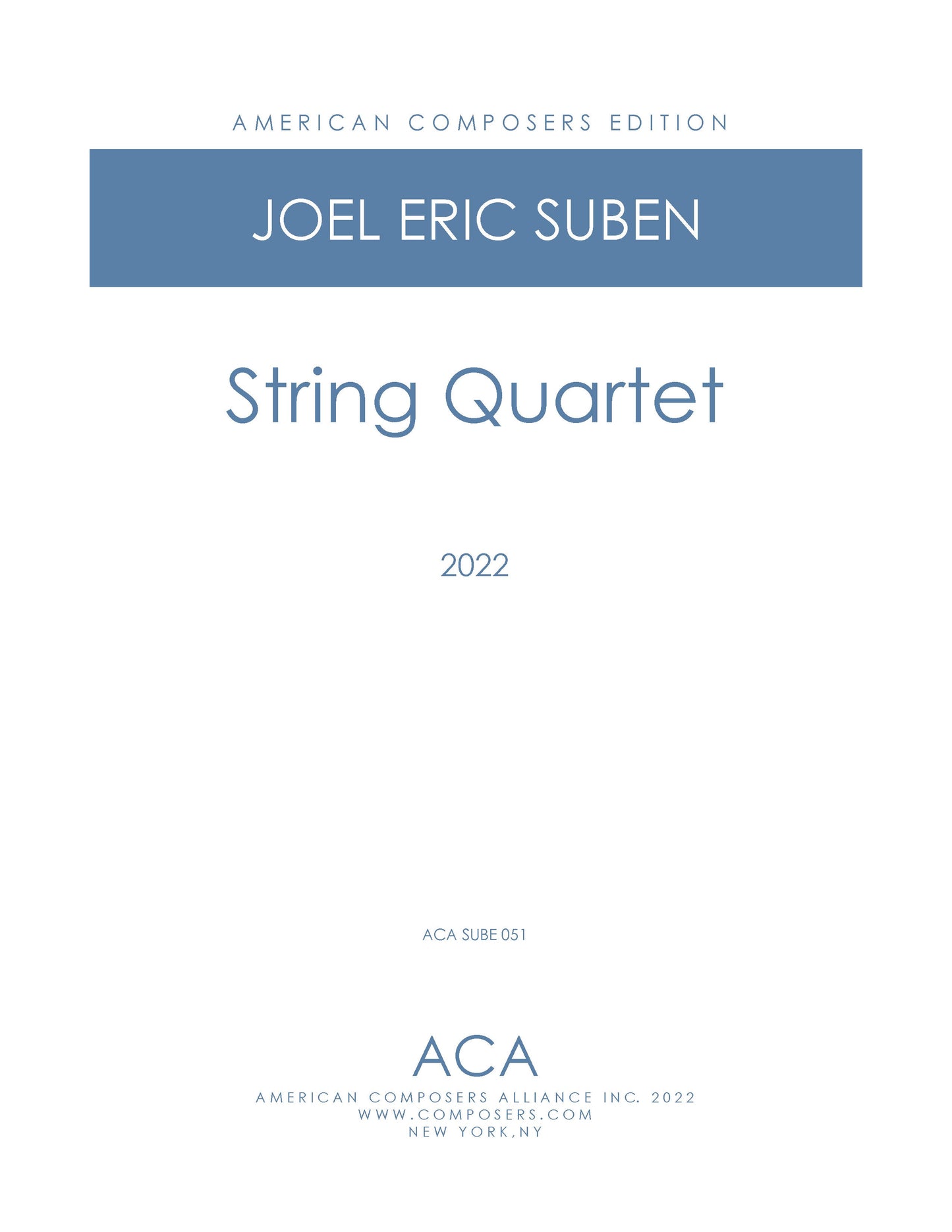 String Quartet