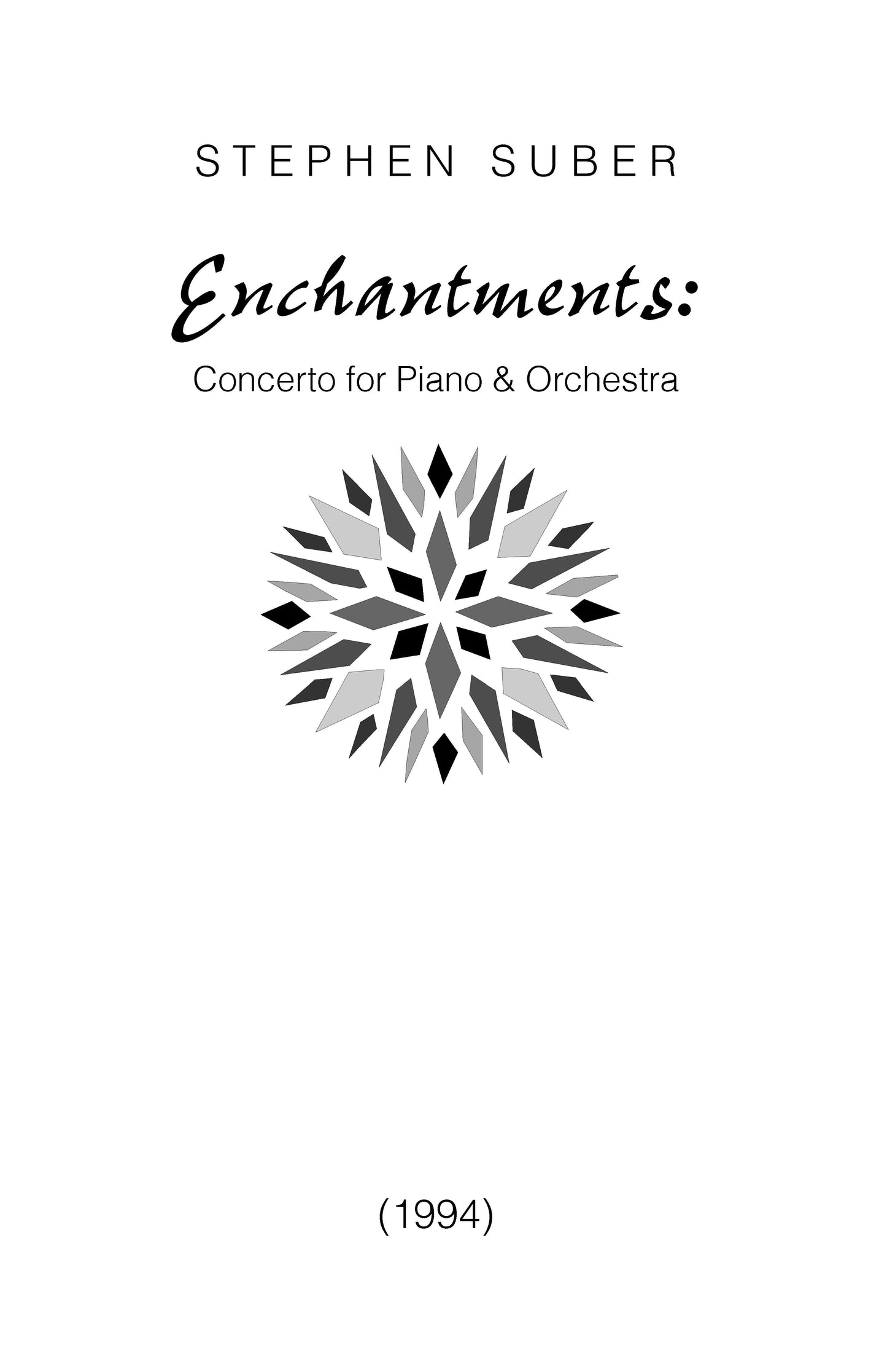 Enchantments: Concerto for Piano and Orchestra