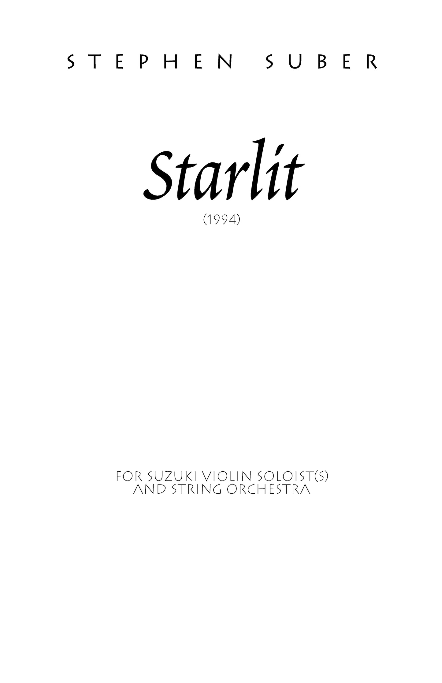 Starlit