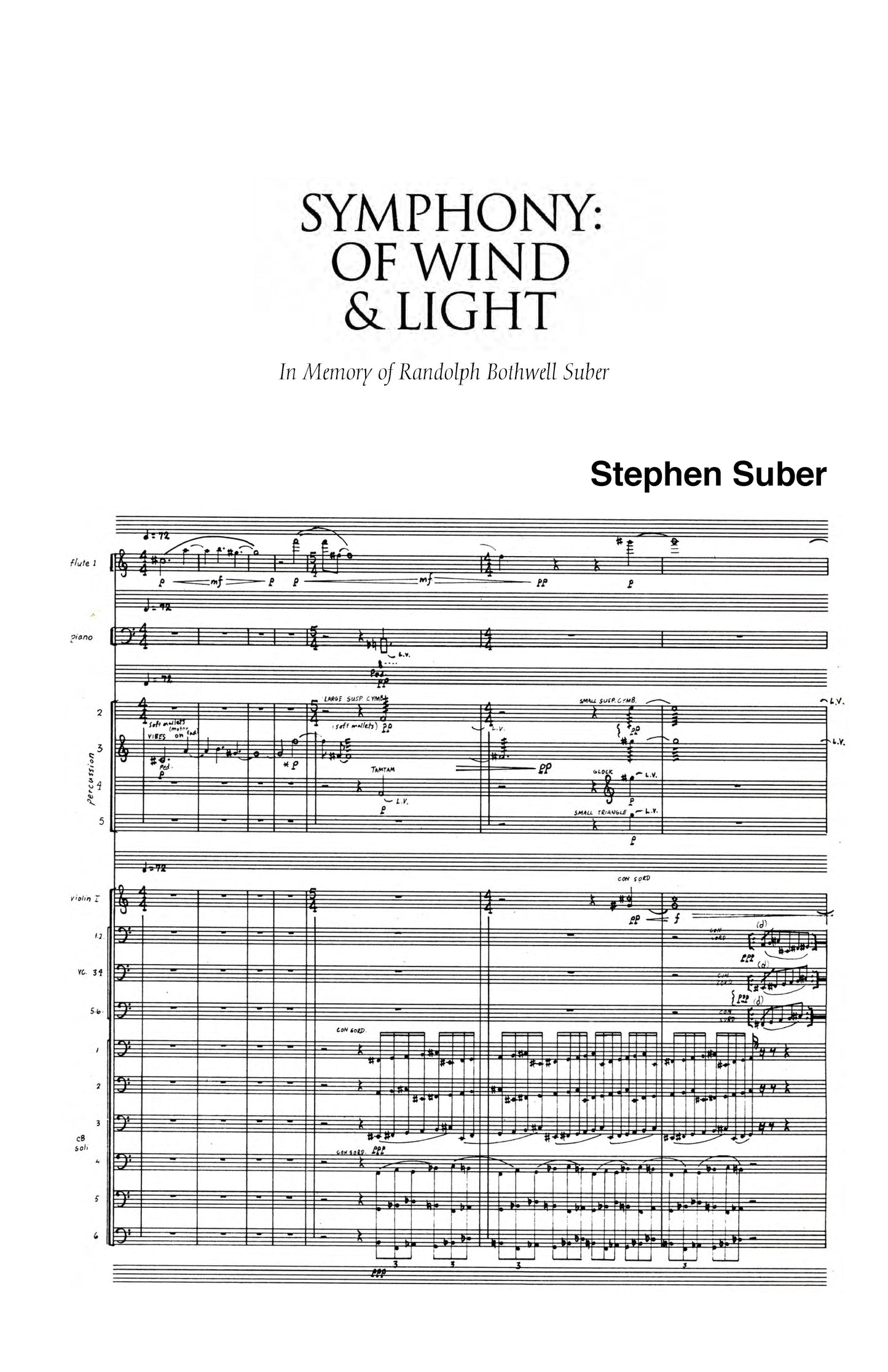 Symphony: Of Wind and Light