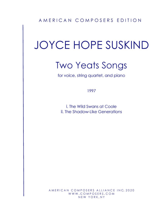 TWO YEATS SONGS