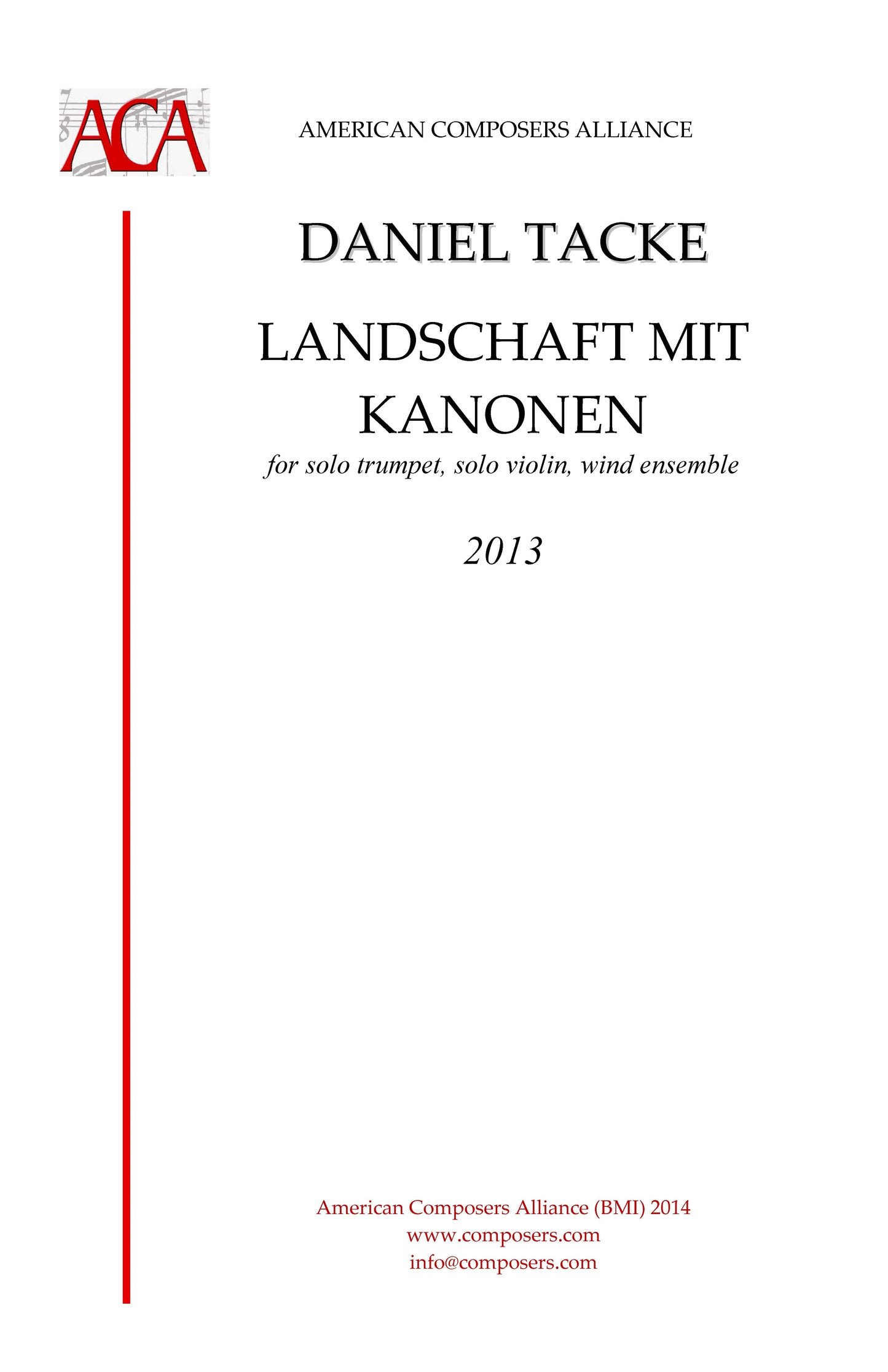 Landschaft mit Kanonen