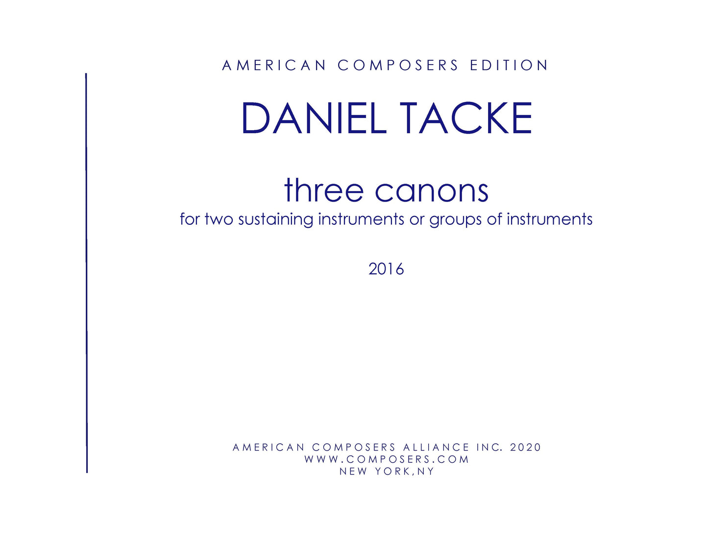 three canons