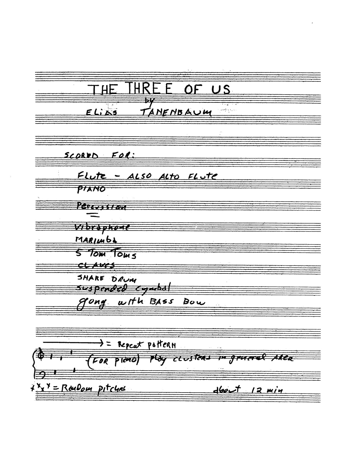The Three of Us