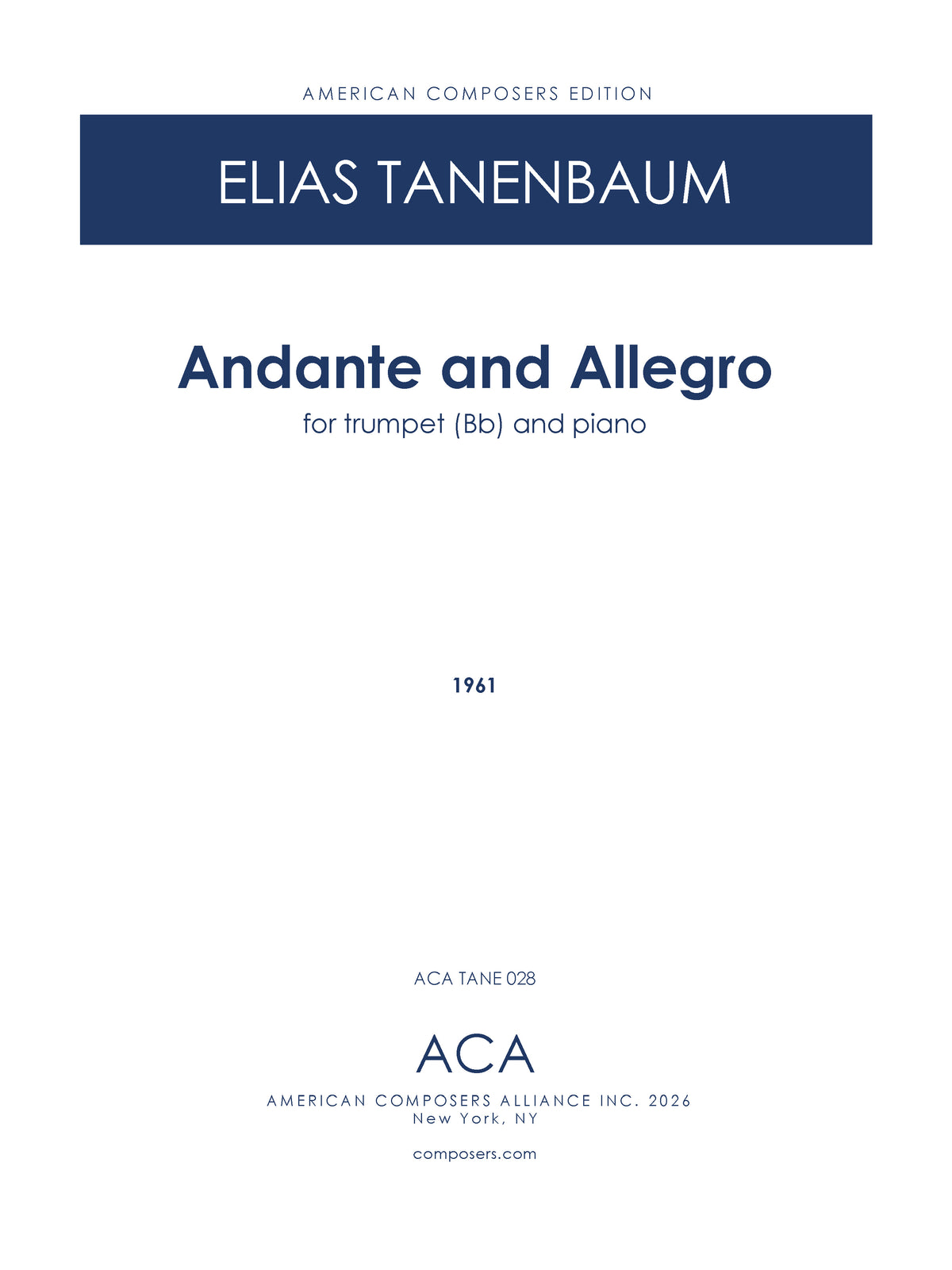 Andante and Allegro