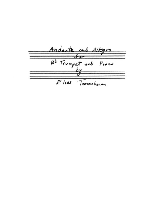 Andante and Allegro