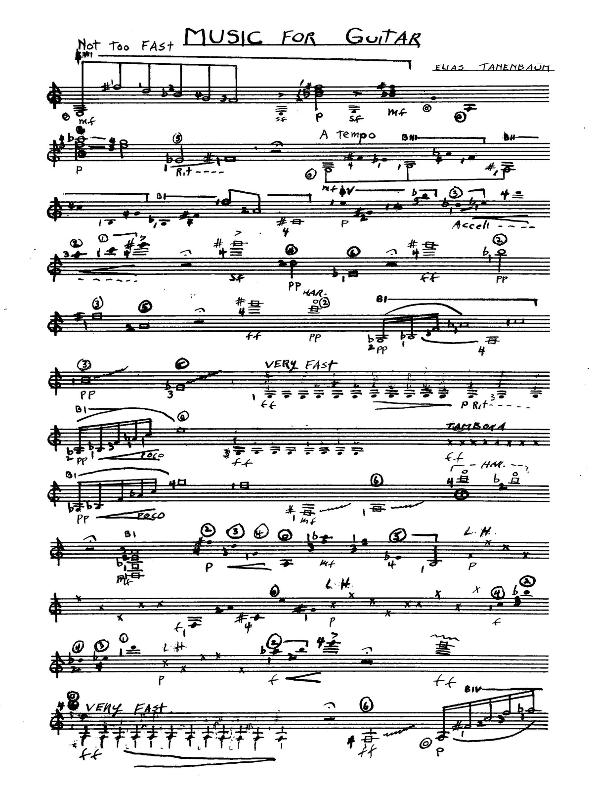 Music for Guitar