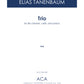 Trio for Clarinet, Cello, and Piano