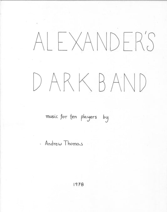 ALEXANDER'S DARK BAND