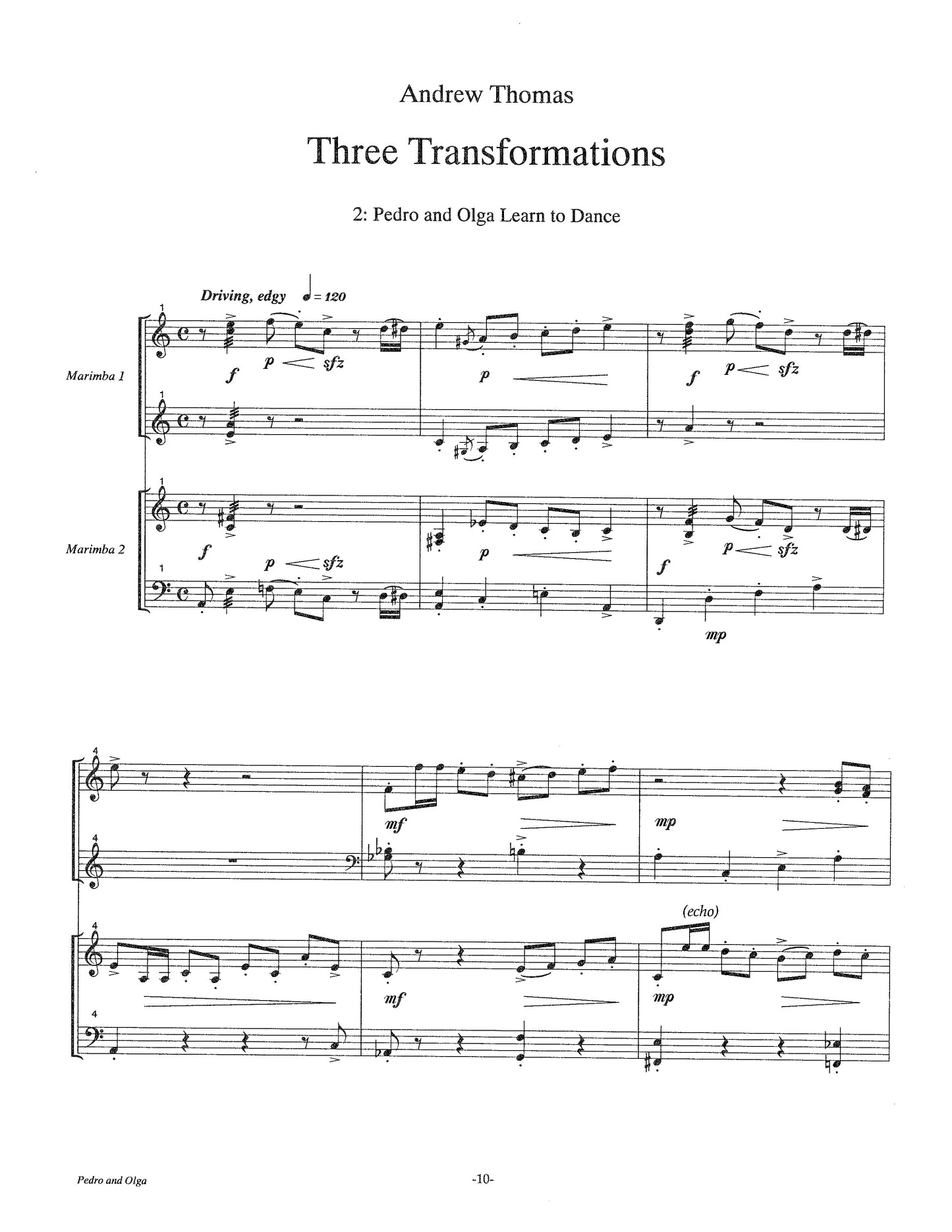 THREE TRANSFORMATIONS