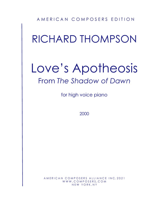 Love's Apotheosis