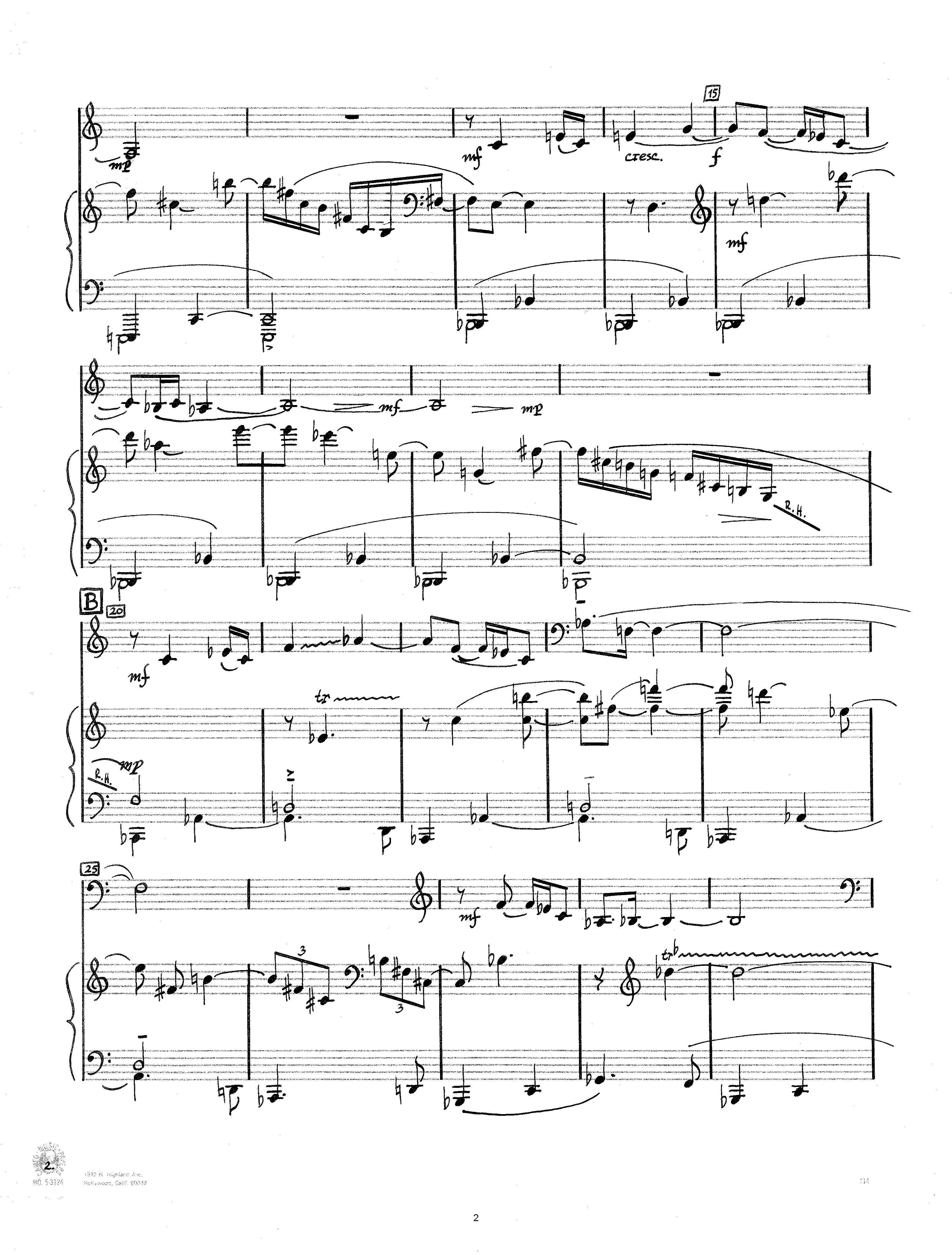 Spiritual Fantasy No. 5 – American Composers Alliance