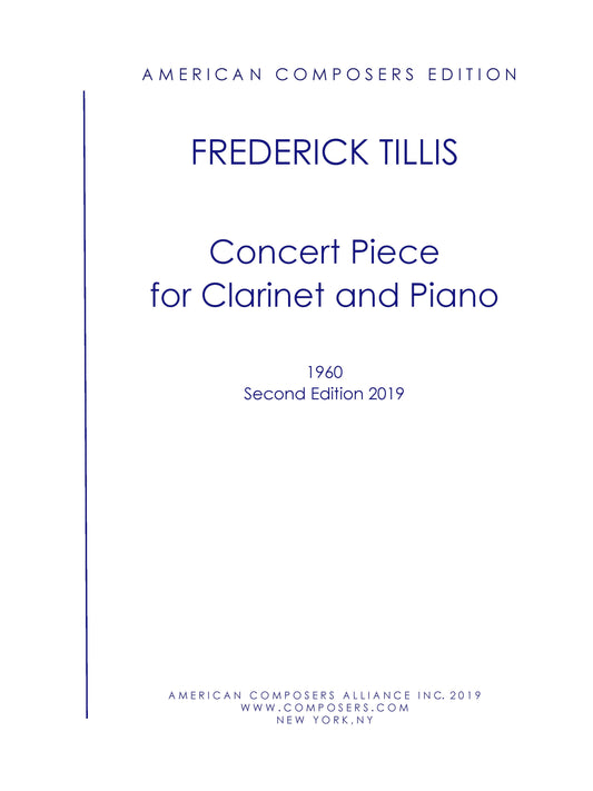 CONCERT PIECE FOR CLARINET AND PIANO