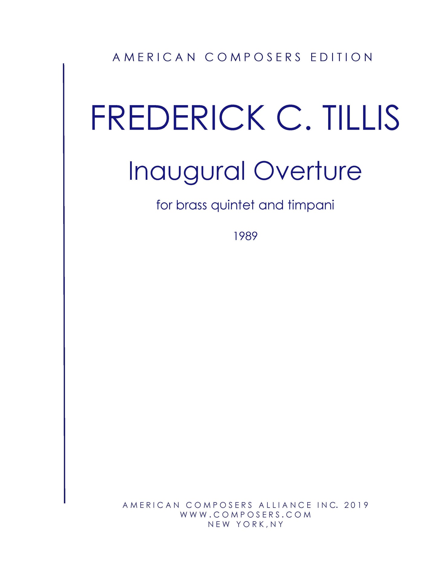 INAUGURAL OVERTURE