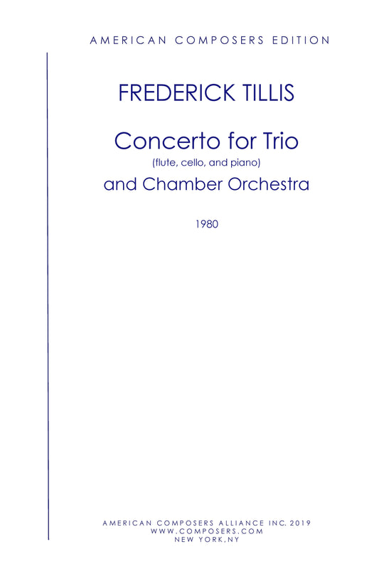 CONCERTO for Trio and Orchestra