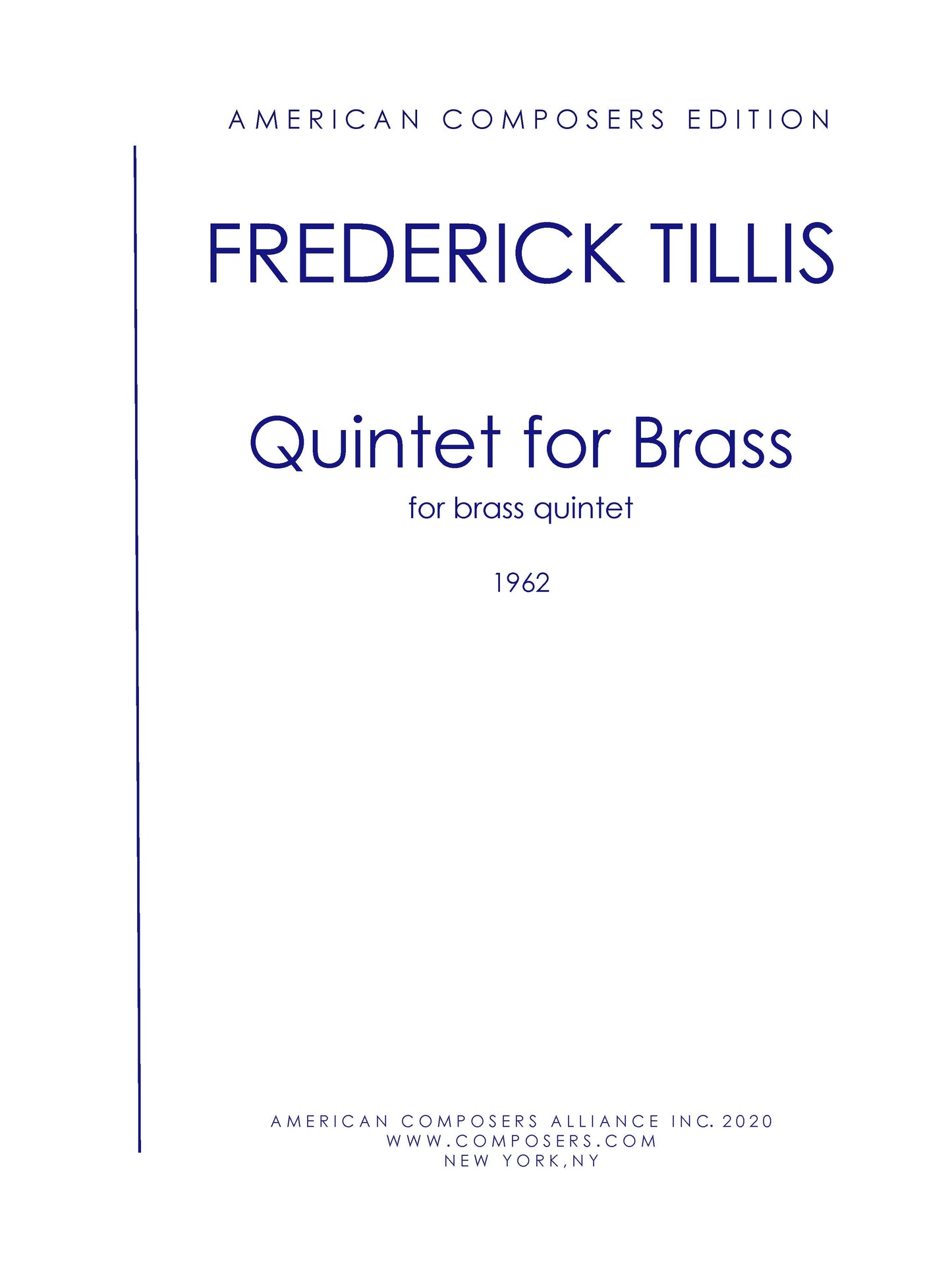 QUINTET FOR BRASS