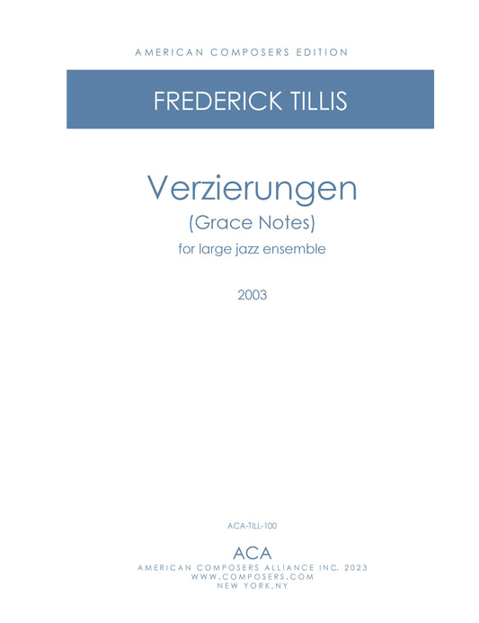 VERZIERUNGEN (GRACE NOTES)