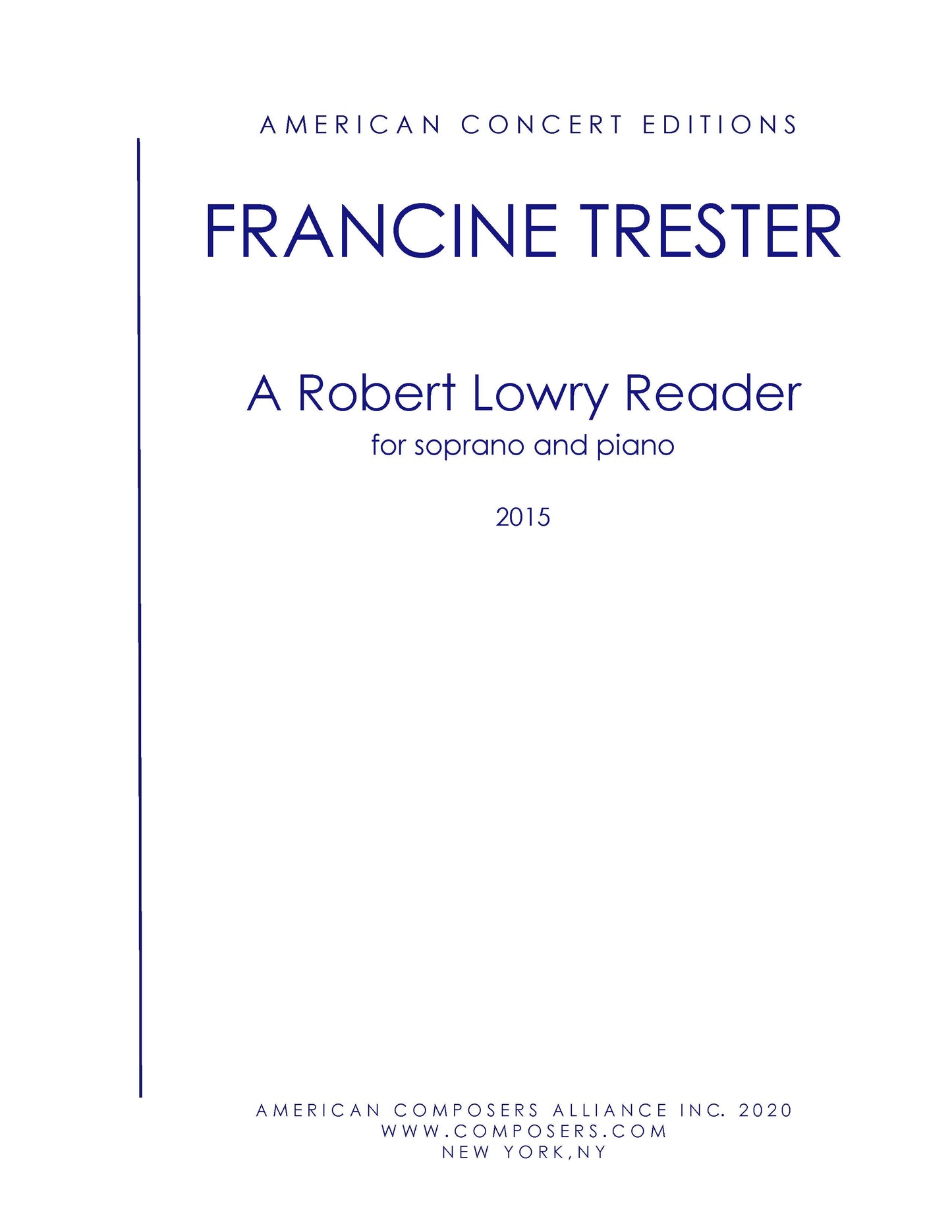 Robert Lowry Reader