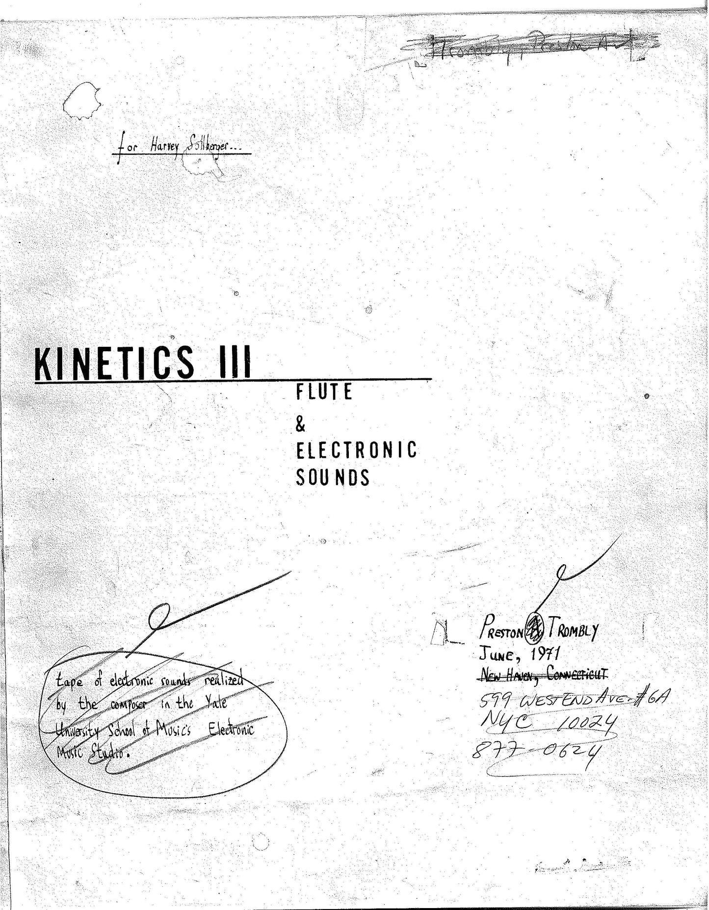 KINETICS III