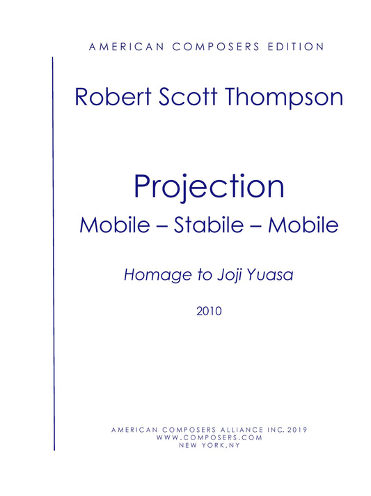 PROJECTION: MOBILE - STABILE - MOBILE