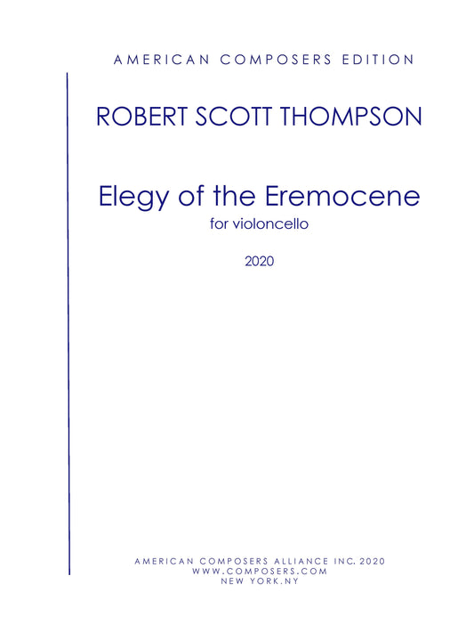 Elegy of the Eremocene