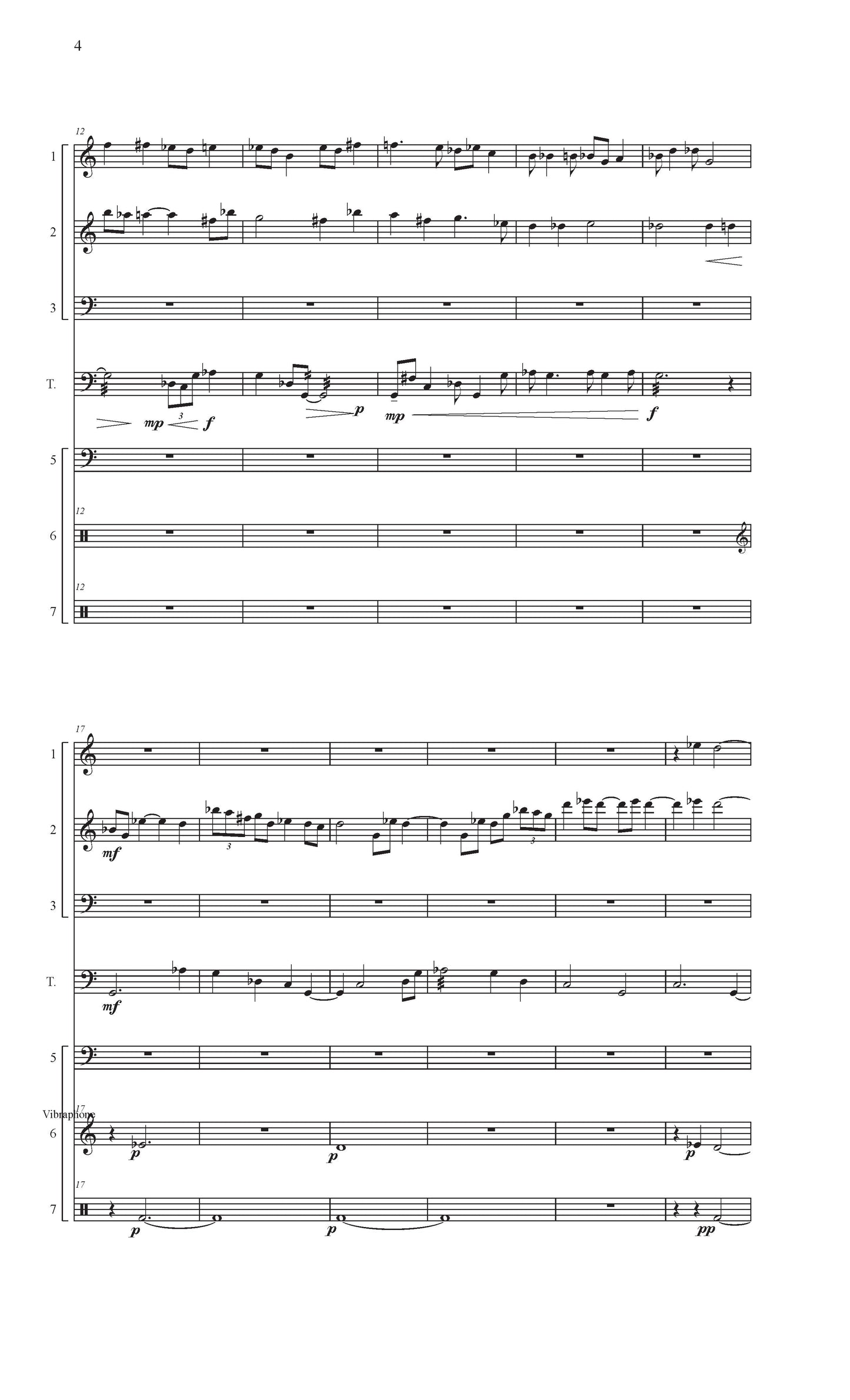 Apparition - for Solo Timpani and Six Percussion